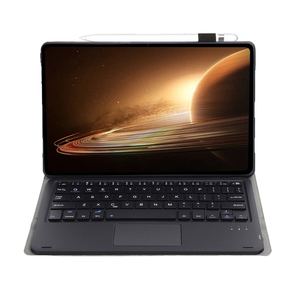 OP13-A For Oppo Pad 2 Tablet Case with Detachable Bluetooth-compatible Keyboard Touchpad Leather Stand Cover
