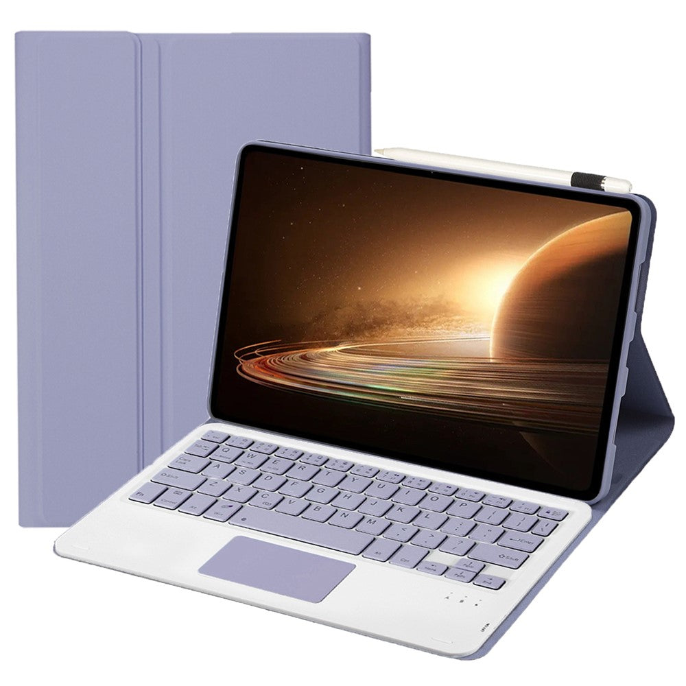 OP13-A For Oppo Pad 2 Tablet Case with Detachable Bluetooth-compatible Keyboard Touchpad Leather Stand Cover