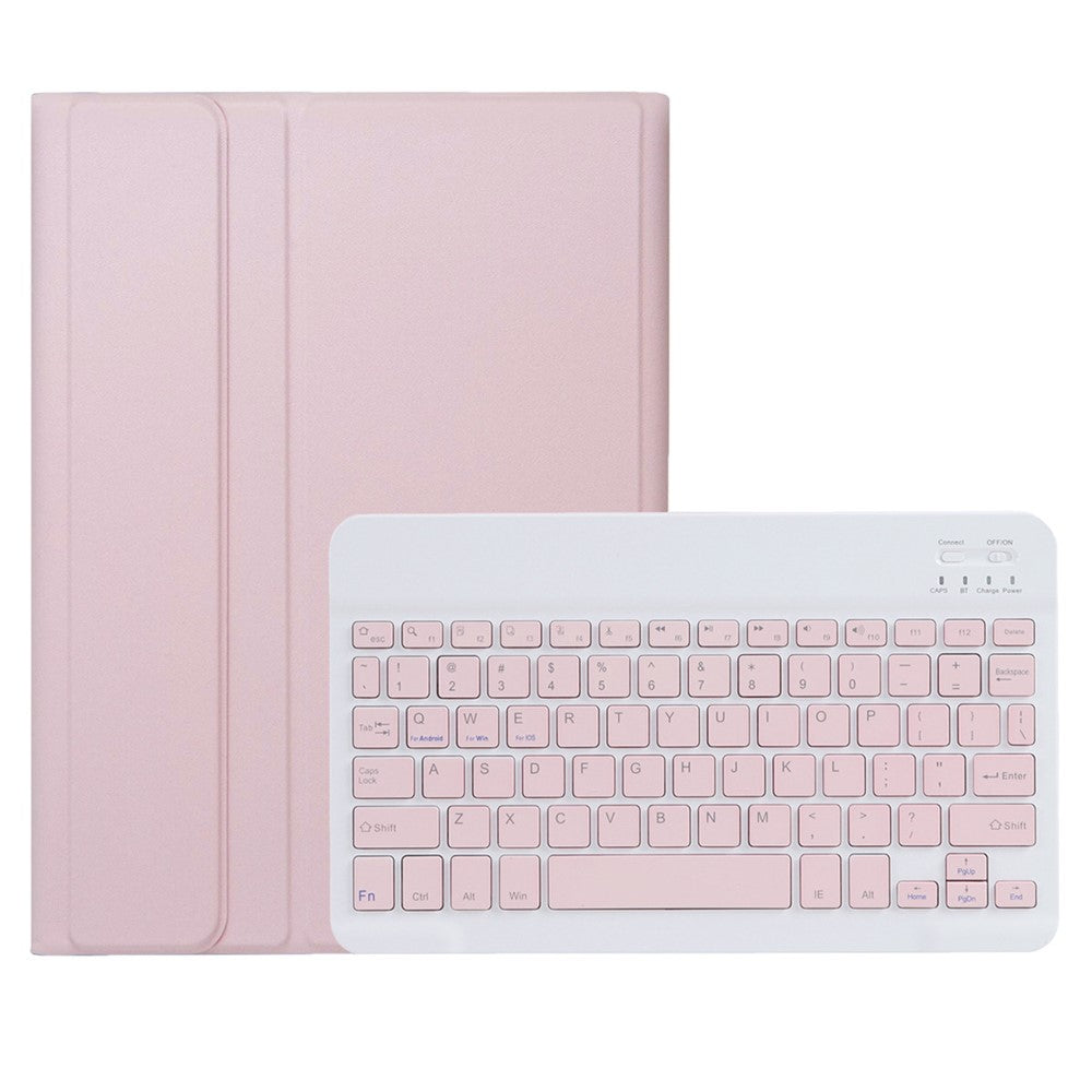 A0N7 For Xiaomi Pad 6 / Pad 6 Pro PU Leather Cover Ultra-Thin Stand Tablet Case with Removable Bluetooth-compatible Keyboard