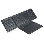 B055 Portable Folding Bluetooth-compatible Keyboard Universal Laptop Tablet Wireless Keyboard with Touchpad