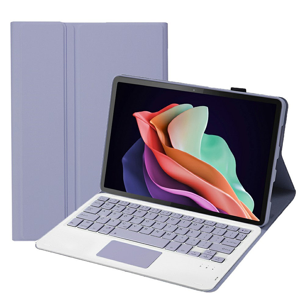 AM22-A Til Lenovo Pad Plus / Tab P11 Gen 2 Tabletlædercover med aftageligt tastatur med touchpad