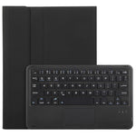 A710B-A For Samsung Galaxy Tab S9 X710 / X716B / S10 Lite / S10 FE / S9 FE PU Leather Cover with Touchpad Bluetooth-Compatible Keyboard