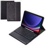 A810B Til Samsung Galaxy Tab S9+ X810 / X816 / X818 Aftageligt Bluetooth-kompatibelt Tastaturetui Stødsikkert Tablet Cover med Penneholder