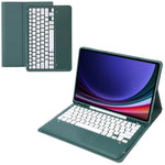 A810B Til Samsung Galaxy Tab S9+ X810 / X816 / X818 Aftageligt Bluetooth-kompatibelt Tastaturetui Stødsikkert Tablet Cover med Penneholder