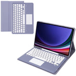 A810B-A For Samsung Galaxy Tab S9+ X810 / X816 / X818 Detachable Bluetooth-compatible Keyboard Case with Touchpad, Protective Tablet Case