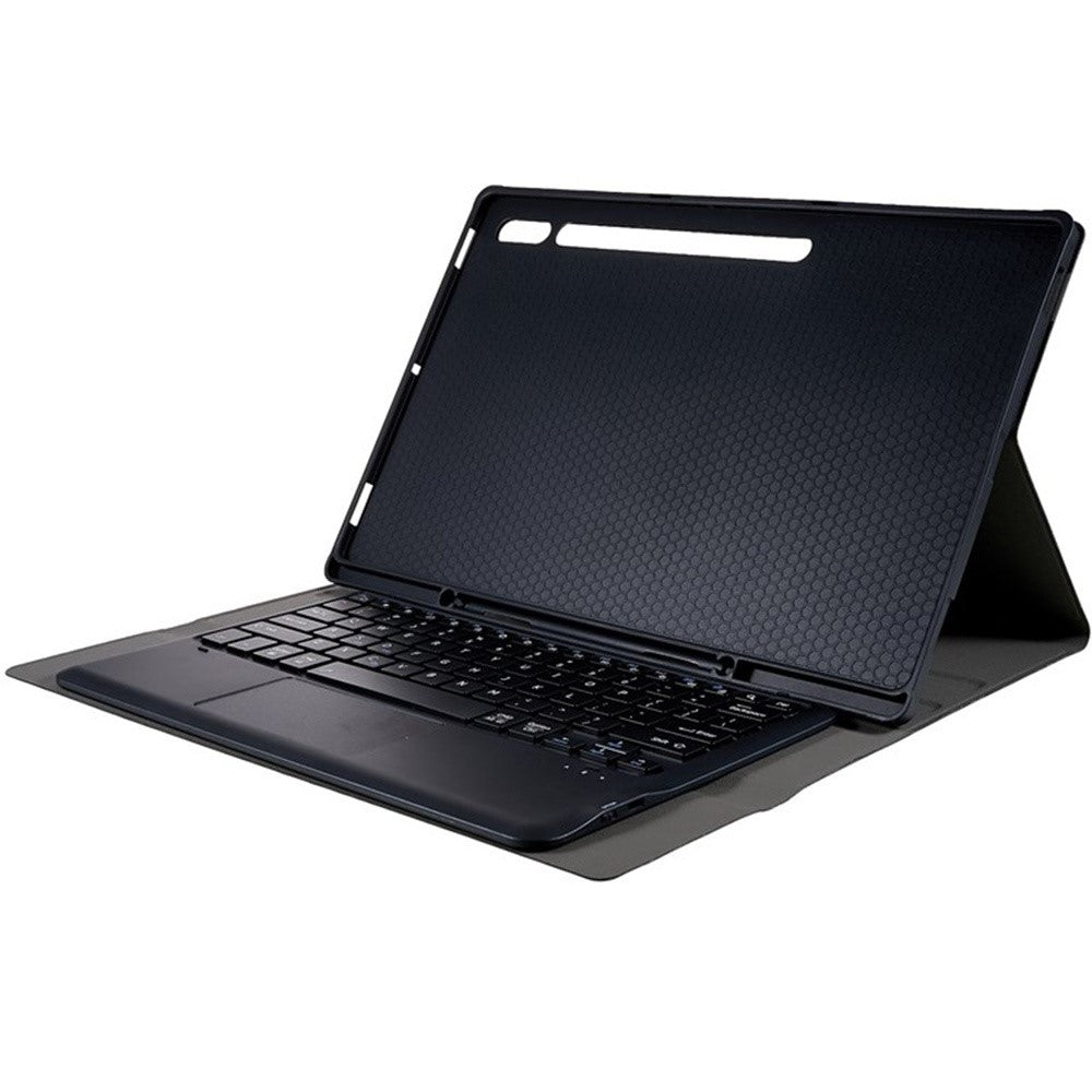 A910B-A For Samsung Galaxy Tab S9 Ultra X910 / X916B / X918U Removable Bluetooth-compatible Keyboard with TouchPad Protective Case