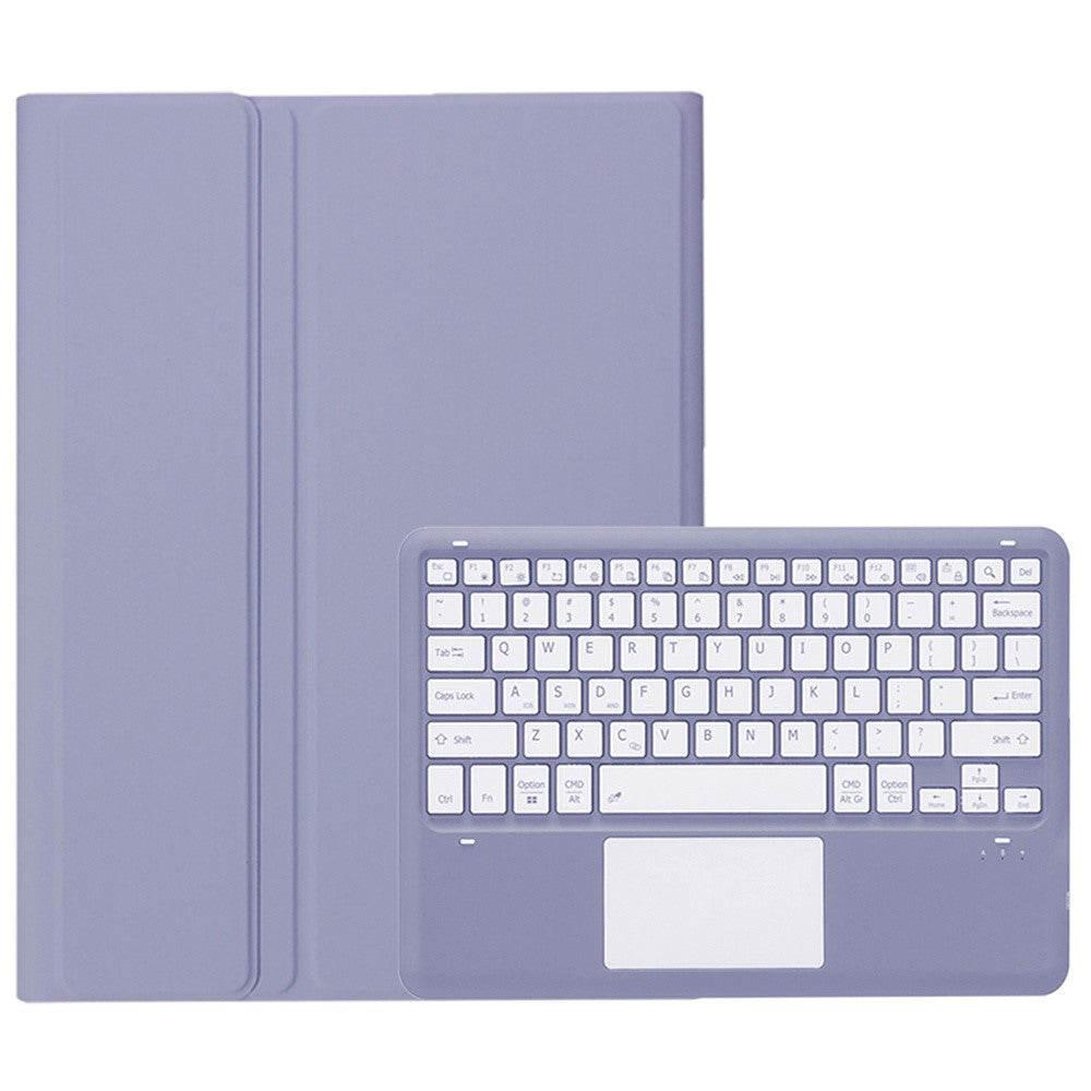 A910B-A For Samsung Galaxy Tab S9 Ultra X910 / X916B / X918U Removable Bluetooth-compatible Keyboard with TouchPad Protective Case