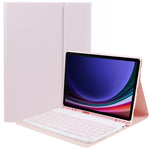 SK-X710 For Samsung Galaxy Tab S9 (X710 / 716B / 718U) Slim Bluetooth-compatible Keyboard Anti-Drop PU+PC Tablet Case