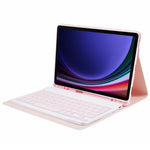SK-X710 For Samsung Galaxy Tab S9 (X710 / 716B / 718U) Slim Bluetooth-compatible Keyboard Anti-Drop PU+PC Tablet Case