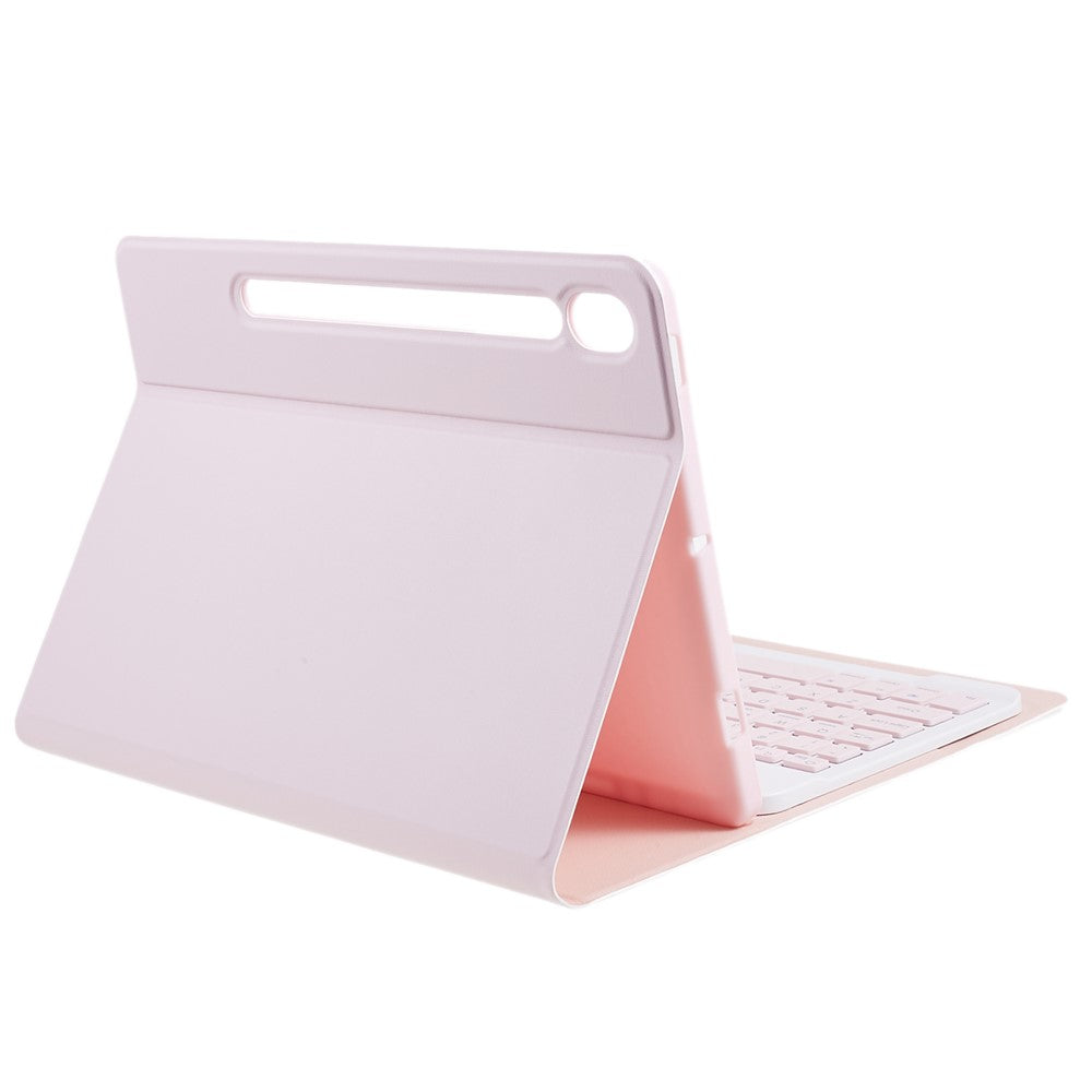 SK-X710 For Samsung Galaxy Tab S9 (X710 / 716B / 718U) Slim Bluetooth-compatible Keyboard Anti-Drop PU+PC Tablet Case