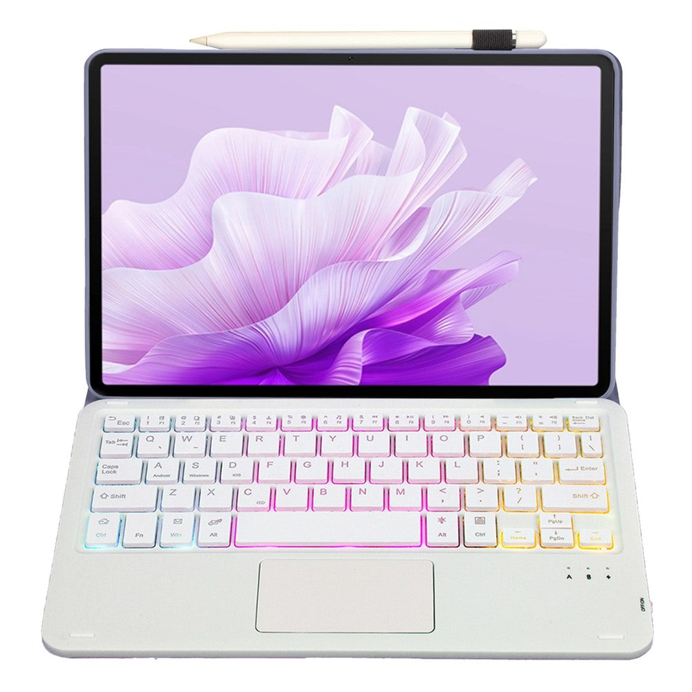 AH14-AS For Huawei MatePad Air 11.5 inch (2023) Detachable Bluetooth-compatible Keyboard Case with Touchpad 3 Colors Backlight