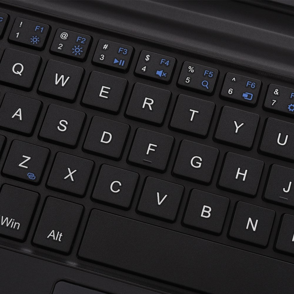 FT-1087A PU Leather Tablet Case for Microsoft Surface Go / Go 2 / Go 3 , Stand Cover with Bluetooth-compatible Wireless Touchpad Keyboard
