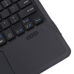 FT-1087A PU Leather Tablet Case for Microsoft Surface Go / Go 2 / Go 3 , Stand Cover with Bluetooth-compatible Wireless Touchpad Keyboard