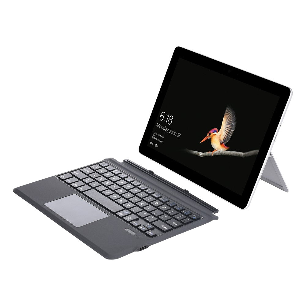 FT-1087A PU Leather Tablet Case for Microsoft Surface Go / Go 2 / Go 3 , Stand Cover with Bluetooth-compatible Wireless Touchpad Keyboard