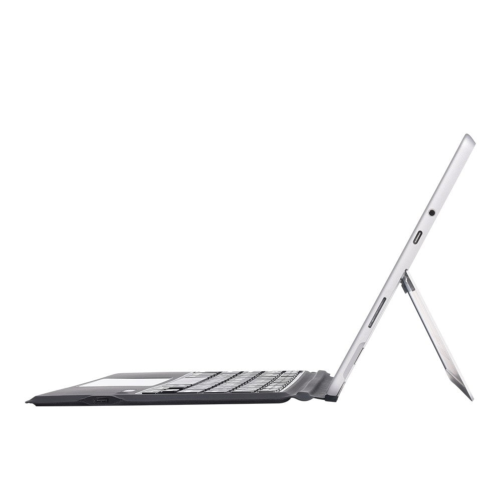 FT-1087A PU Leather Tablet Case for Microsoft Surface Go / Go 2 / Go 3 , Stand Cover with Bluetooth-compatible Wireless Touchpad Keyboard