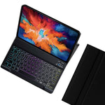 For Lenovo Tab P11 TB-J606F / L 2 in 1 Bluetooth-compatible Keyboard Tablet Leather Case Stand with Backlight