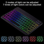 For Lenovo Tab P11 TB-J606F / L 2 in 1 Bluetooth-compatible Keyboard Tablet Leather Case Stand with Backlight