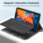 For Lenovo Tab P11 Plus TB-J616F / TB-J607L Bluetooth-compatible Keyboard Backlight Leather Tablet Case with Wireless Mouse