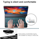 For Lenovo Tab P11 TB-J606F / L Backlight 2 in 1 Bluetooth-compatible Keyboard Tablet Case Stand with Mouse