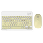 030 Wireless Keyboard and Mouse Combo 10-inch Rechargeable Mouse Keyboard Set for Mac / iOS / Windows / Android