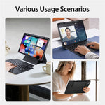 DUX DUCIS For Xiaomi Pad 5 / Pad 5 Pro 3 in 1 Magnetic Detachable Bluetooth-compatible Keyboard PU Leather Tablet Case