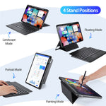 DUX DUCIS For Xiaomi Pad 5 / Pad 5 Pro 3 in 1 Magnetic Detachable Bluetooth-compatible Keyboard PU Leather Tablet Case