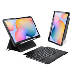 DUX DUCIS For Samsung Galaxy Tab S6 Lite (2020) / S6 Lite (2022) / (2024) Magnetic Bluetooth-compatible Keyboard PU Leather Tablet Case