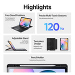 DUX DUCIS For Samsung Galaxy Tab S6 Lite (2020) / S6 Lite (2022) / (2024) Magnetic Bluetooth-compatible Keyboard PU Leather Tablet Case