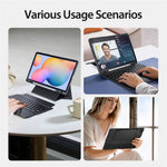 DUX DUCIS For Samsung Galaxy Tab S6 Lite (2020) / S6 Lite (2022) / (2024) Magnetic Bluetooth-compatible Keyboard PU Leather Tablet Case