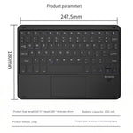 172 Wireless Keyboard with Touchpad Portable Bluetooth-compatible Keyboard for iOS / Mac Android Windows