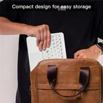 172 Wireless Keyboard and Mouse Combo RGB Backlit Bluetooth-compatible 5.1 Keyboard Mouse Set with Touchpad