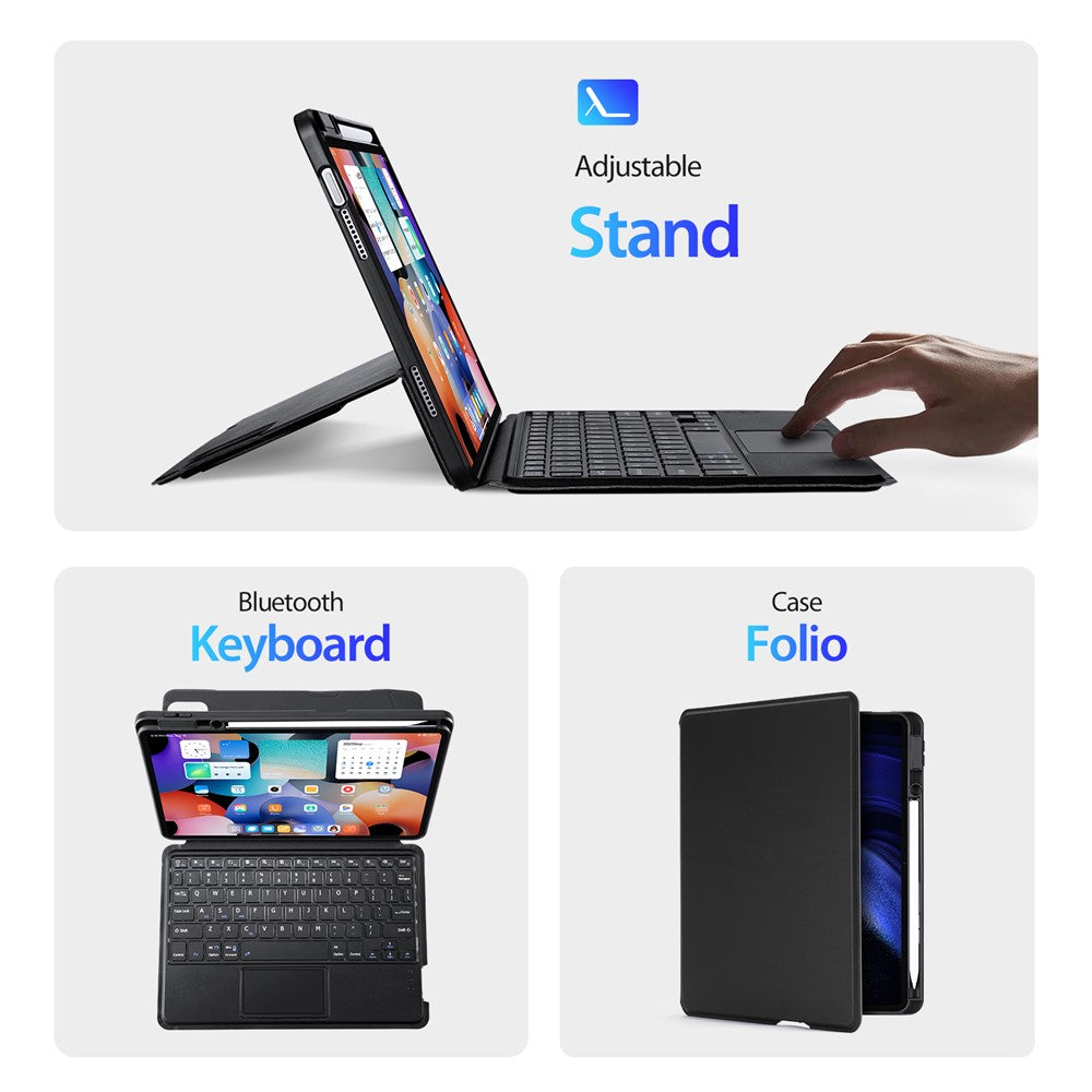 DUX DUCIS For Xiaomi Pad 6 / 6 Pro Bluetooth-compatible Keyboard Case Magnetic Detachable PU Leather Tablet Cover