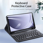 DUX DUCIS Til Samsung Galaxy Tab A9 Bluetooth-kompatibelt tastatur med PU-læder tablet-etui
