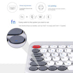A202 Bluetooth-compatible Laptop Keyboard Portable Wireless 2.4G Keyboard Number Keypad for Windows / 8-Pin / Android