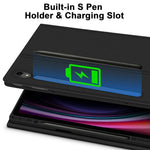 SK-X510 til Samsung Galaxy Tab S10 FE / S9 FE SM-X510 / X516 / X518 Bluetooth-kompatibelt tastaturtabletcover PU Flip Cover