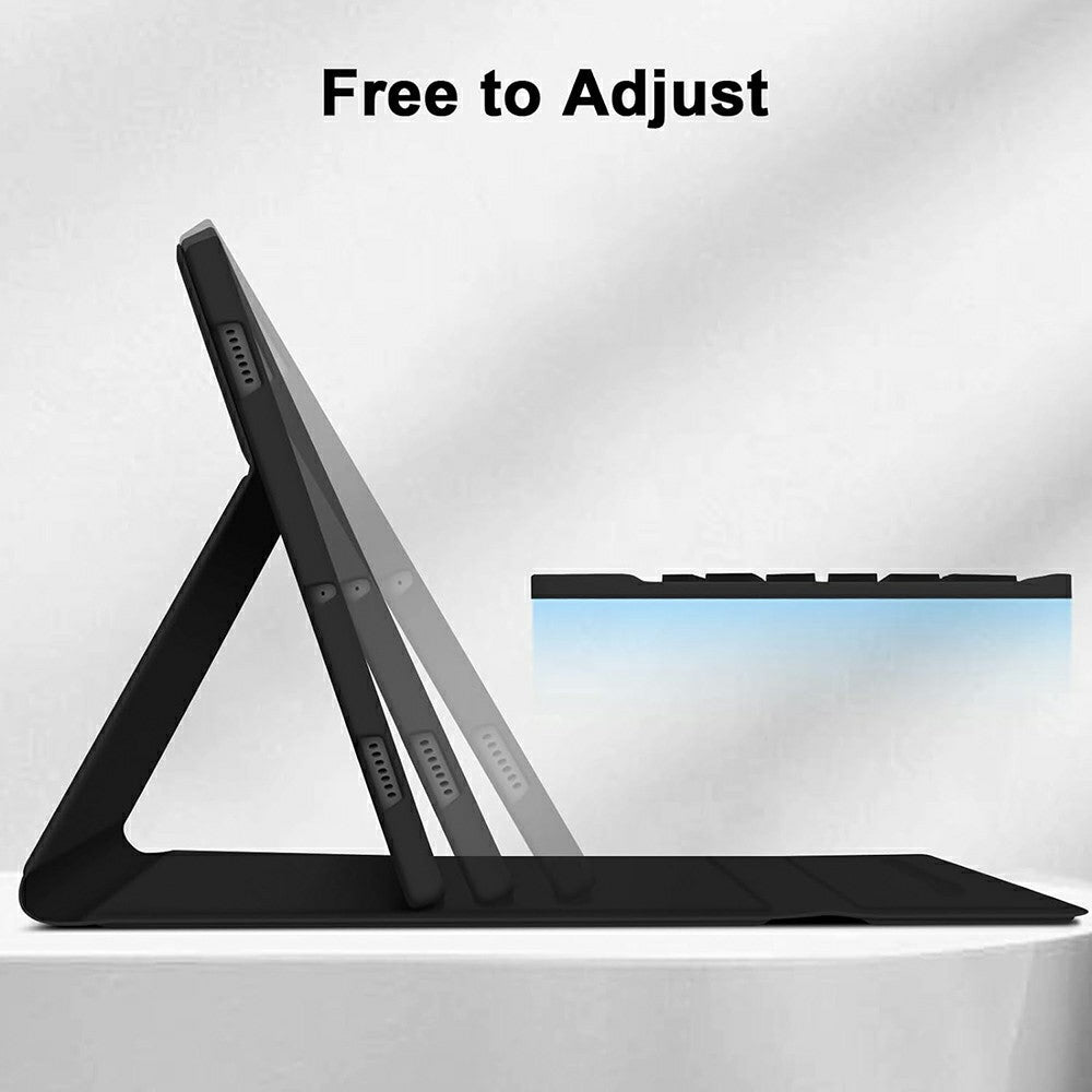 SK-X510 til Samsung Galaxy Tab S10 FE / S9 FE SM-X510 / X516 / X518 Bluetooth-kompatibelt tastaturtabletcover PU Flip Cover