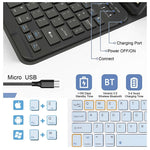 SK-X510 til Samsung Galaxy Tab S10 FE / S9 FE SM-X510 / X516 / X518 Bluetooth-kompatibelt tastaturtabletcover PU Flip Cover