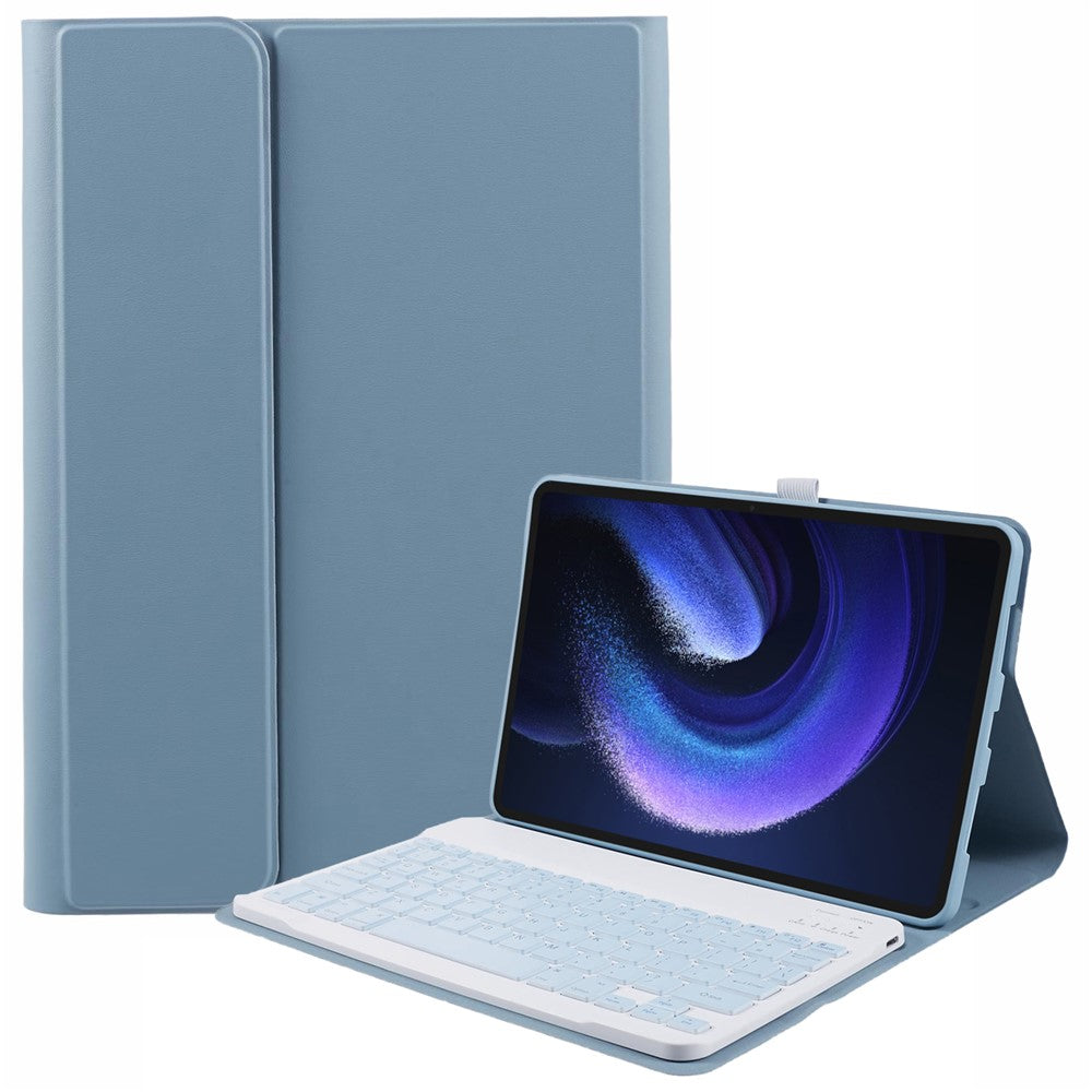 XM-Pro11 För Xiaomi Pad 6 Pro / Pad 6 Bluetooth-kompatibelt tangentbord Stötsäkert surfplattefodral Läderflikfodral