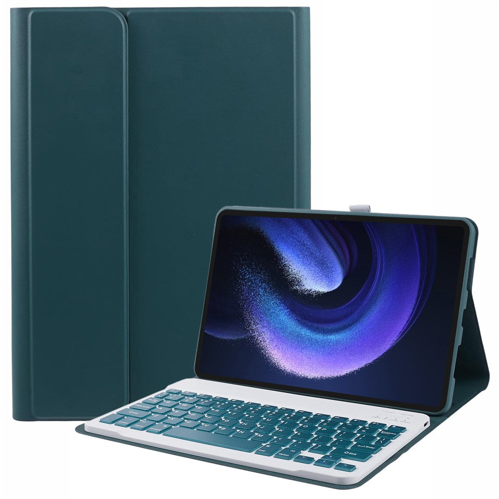 XM-Pro11 For Xiaomi Pad 6 Pro / Pad 6 Bluetooth-compatible Keyboard Shockproof Tablet Case Leather Flip Cover
