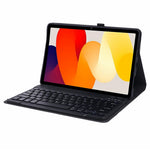 SK-SE11 For Xiaomi Redmi Pad SE PU Leather Flip Tablet Case Cover with Detachable Bluetooth-compatible Keyboard
