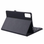 SK-SE11 For Xiaomi Redmi Pad SE PU Leather Flip Tablet Case Cover with Detachable Bluetooth-compatible Keyboard