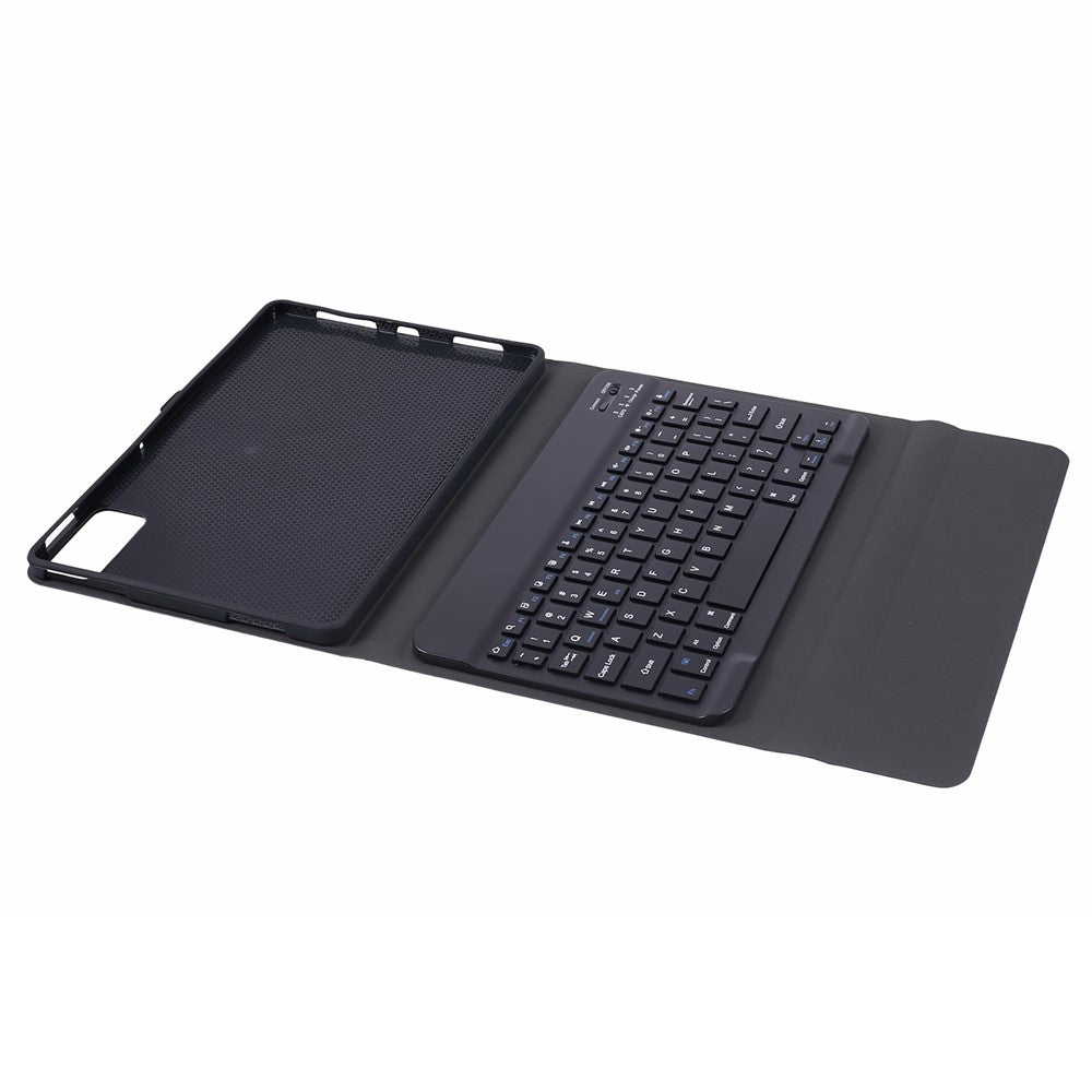 SK-SE11 For Xiaomi Redmi Pad SE PU Leather Flip Tablet Case Cover with Detachable Bluetooth-compatible Keyboard