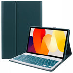 SK-SE11 For Xiaomi Redmi Pad SE PU Leather Flip Tablet Case Cover with Detachable Bluetooth-compatible Keyboard