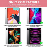 SK-1296 For iPad Pro 12.9-inch (2018) / (2020) / (2021) / (2022) Touchpad Bluetooth-compatible Keyboard with Protective Tablet Case