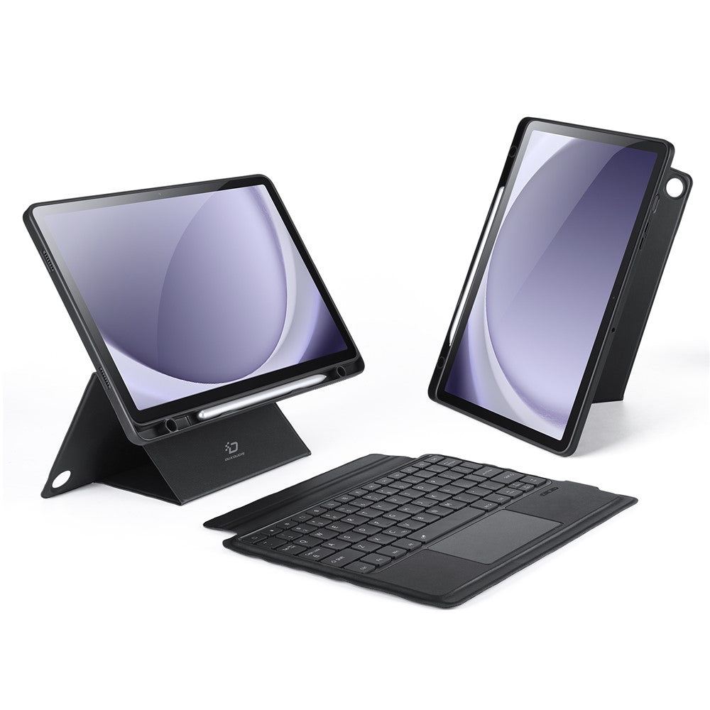 DUX DUCIS Til Samsung Galaxy Tab A9+ PU-læderetui + magnetisk aftageligt tastatur med blyantholder