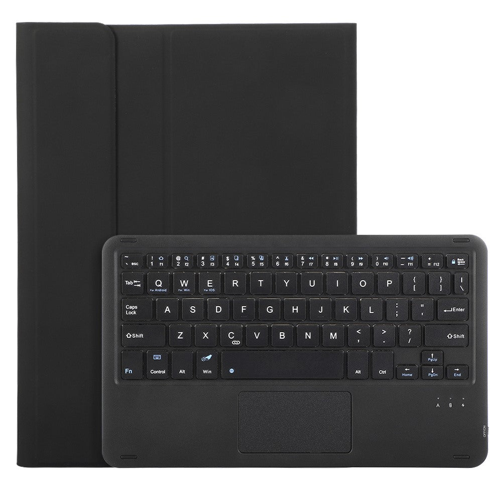 A710B-A For Samsung Galaxy Tab S10 Lite / S10 FE / S9 FE X510 X516 / S9 X710 TPU Case with Touchpad Bluetooth-Compatible Keyboard