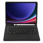 A710B-A For Samsung Galaxy Tab S10 Lite / S10 FE / S9 FE X510 X516 / S9 X710 TPU Case with Touchpad Bluetooth-Compatible Keyboard