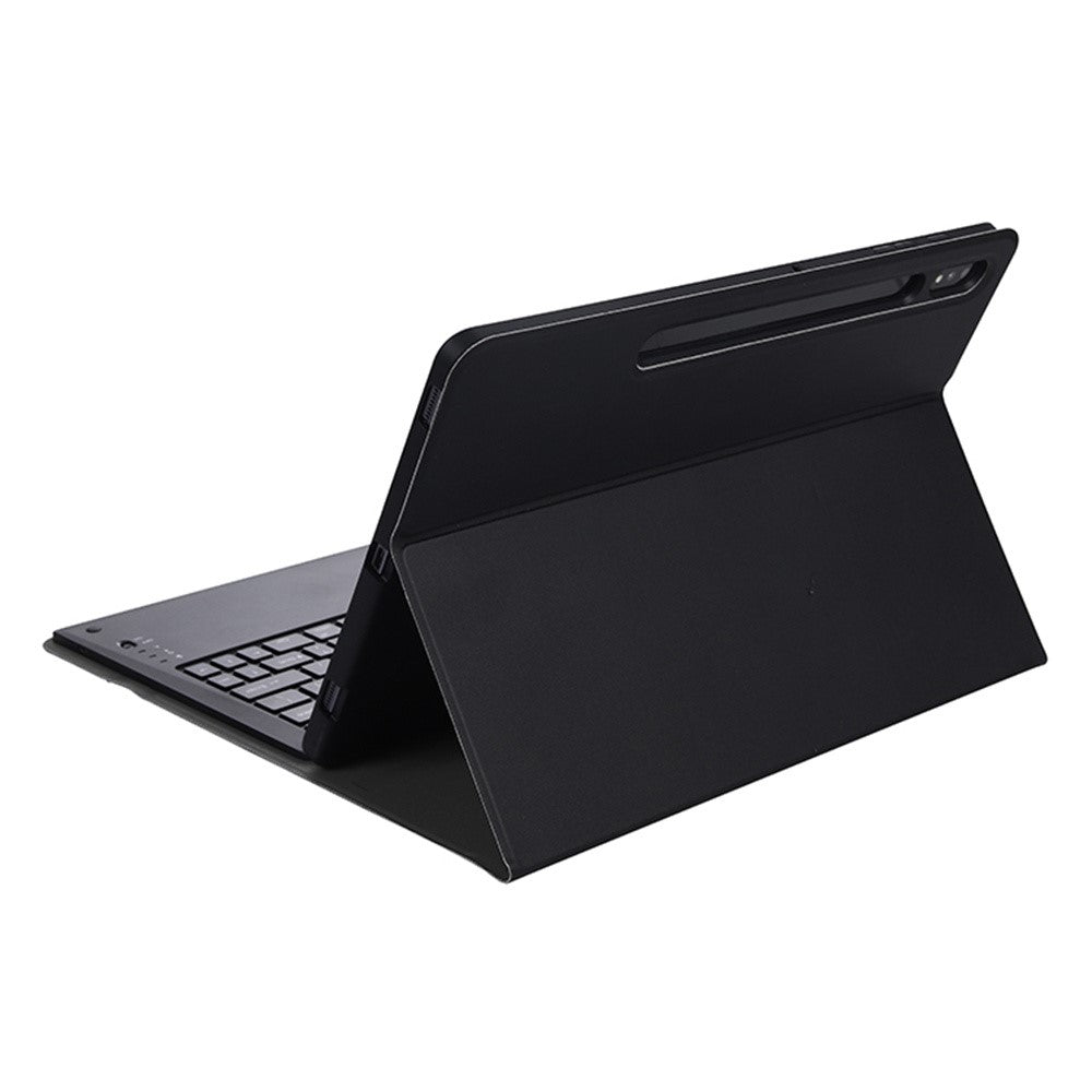 A810B For Samsung Galaxy Tab S10+ / S9 FE+ / S9+ 12.4" X610 / X616 Detachable Bluetooth-compatible Keyboard Case Pencil Slot Tablet Case