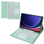 A810B-A For Samsung Galaxy Tab S10+ / S9 FE+ / S9+ 12.4" X610 / X616 Bluetooth-compatible Keyboard with Touchpad Pencil Slot Tablet Case