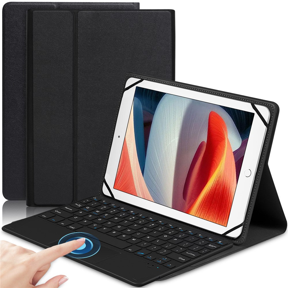 TY3316 Universal 9-11 inch Tablet Protective Cover Touchpad Bluetooth-compatible Keyboard Leather Stand Case